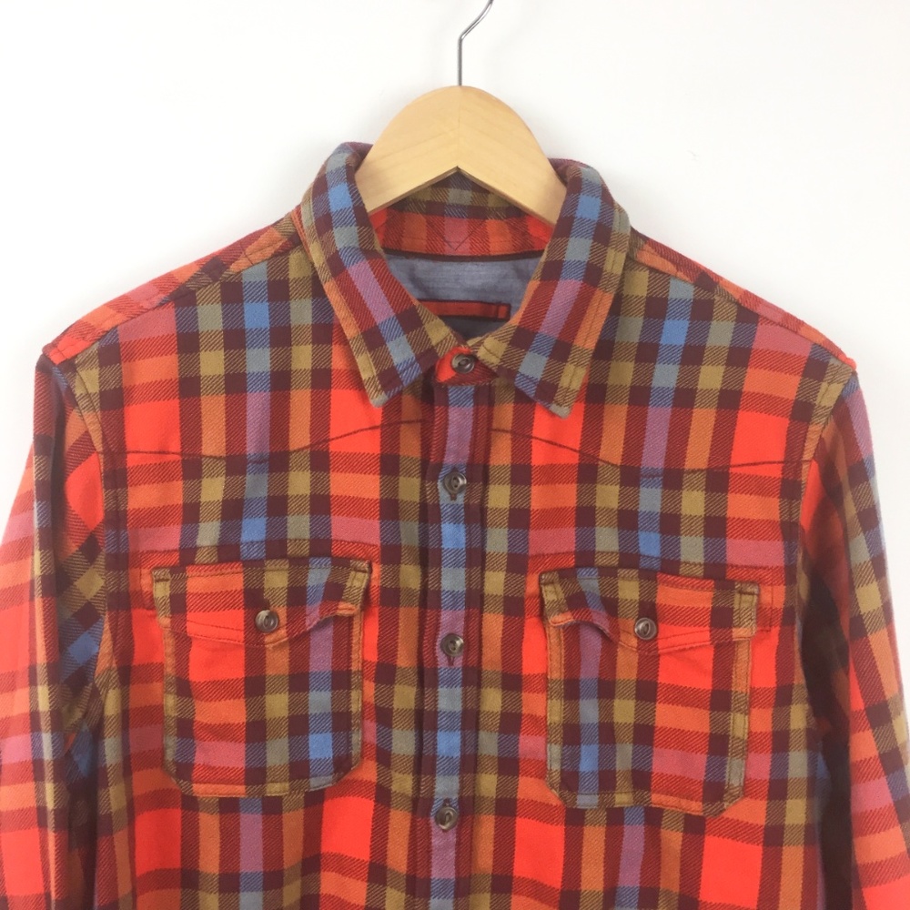 The North Face Button Down Plaid Flannel Large